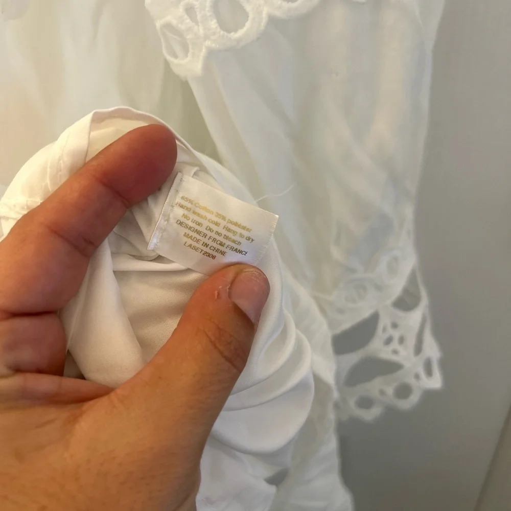 la shop couture white lace dress small - Picture 5 of 6